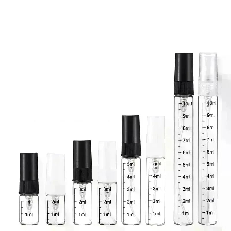 Refillable Glass Perfume Travel Atomizer | 2ml–10ml Spray Perfume Atomizer QXL