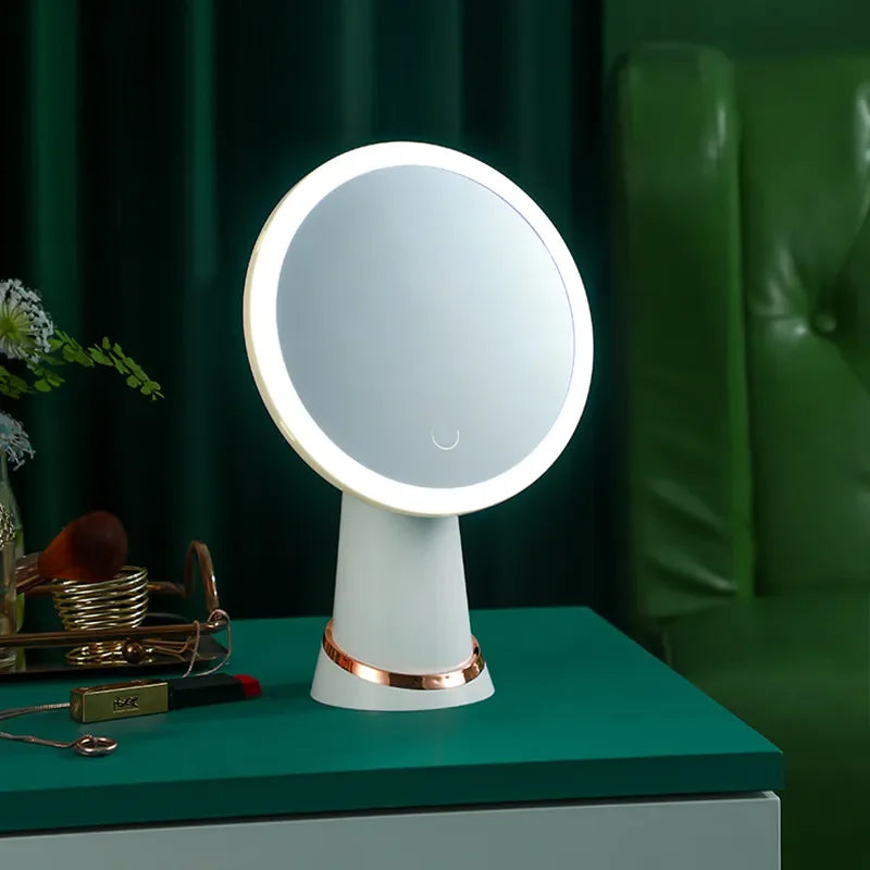 LED Makeup Mirror 3 Colour Modes | Rechargeable Touch Control LED Makeup Mirror QXL
