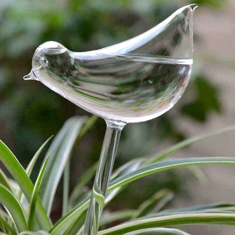 Bird-Shape Self-Watering Plant Globes | 25cm Aqua Bulbs Self-Watering Globe QXL