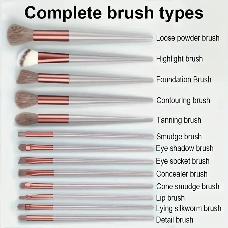 Professional Makeup Brush Set – Soft Kabuki & Blending Brushes Makeup Brush Set QXL
