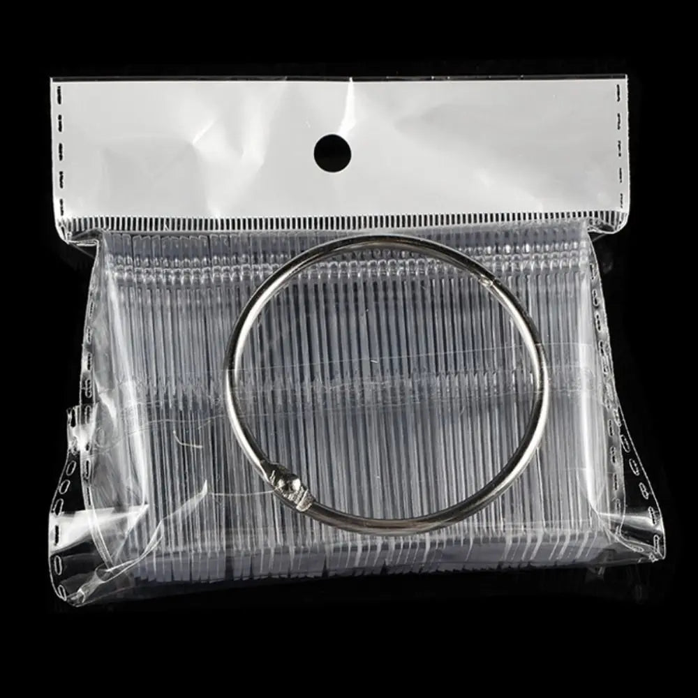 50-Pc Transparent Nail Tip Display Cards | UV Gel Color Stand Nail Tip Display Cards QXL