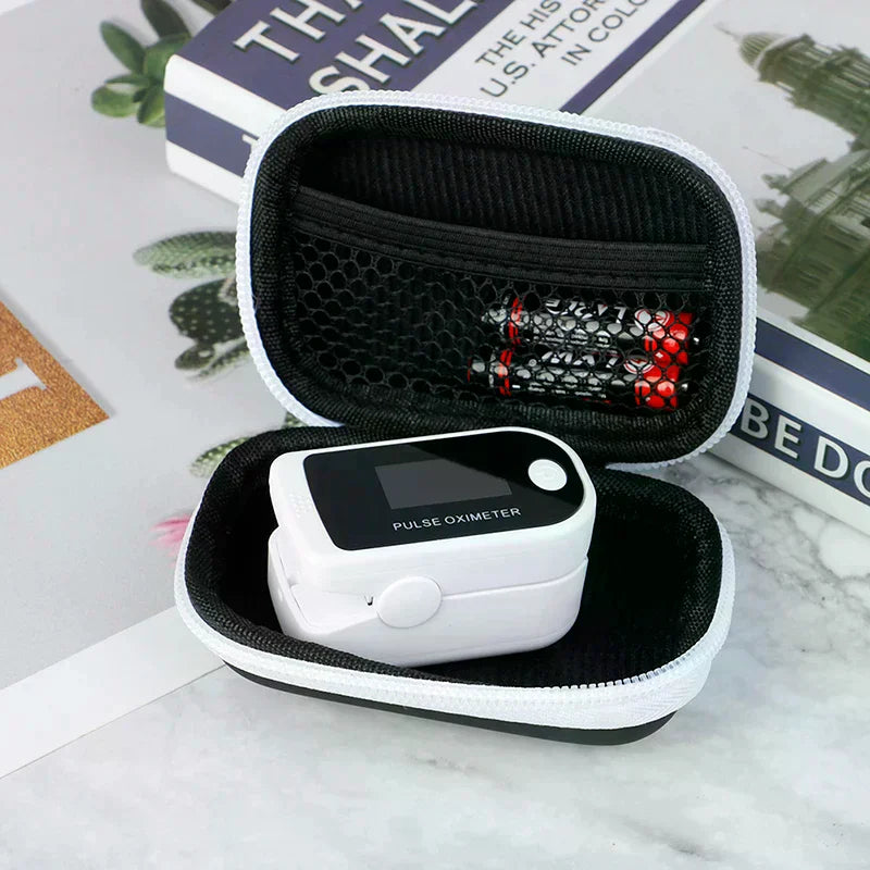 EVA Zipper Storage Case Bag for Finger Pulse Oximeters Oximeter Storage Case QXL