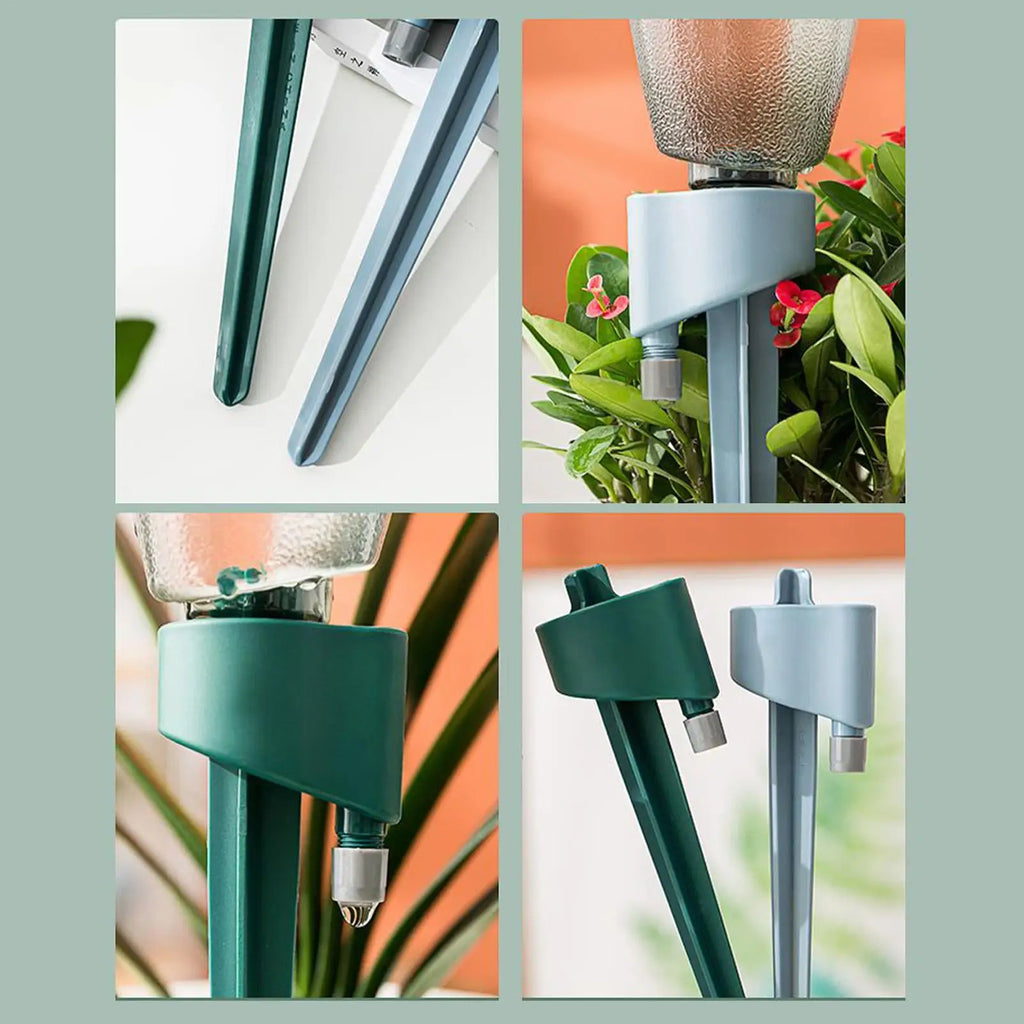 6-Pack Automatic Plant Watering Spikes with Control Valve Plant Watering Spikes QXL