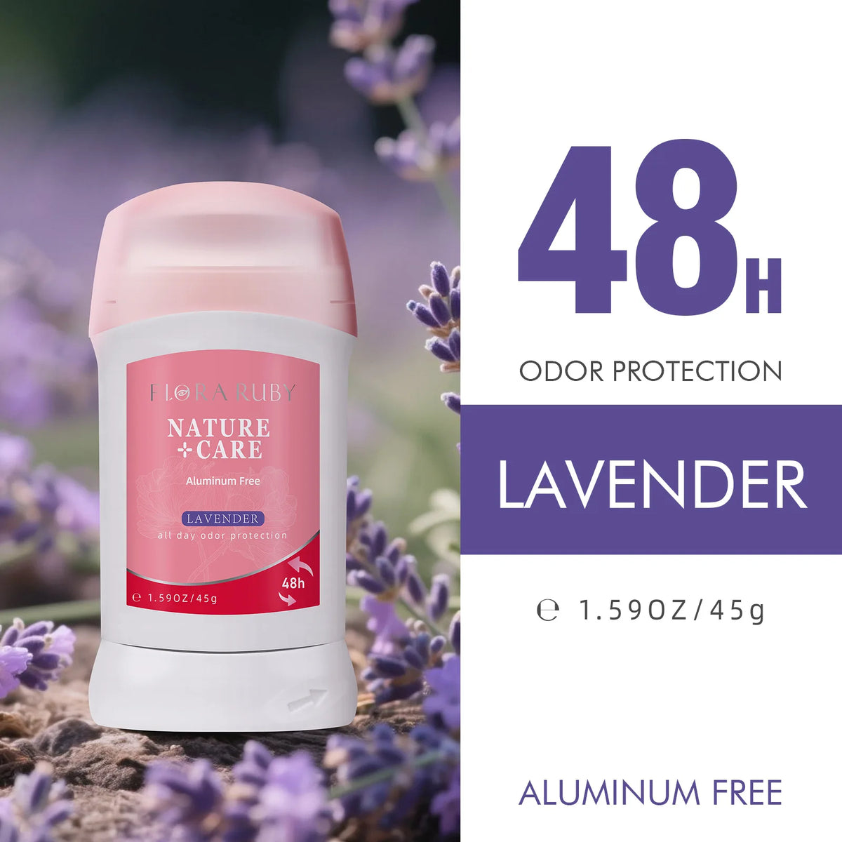 Underarm Deodorant Cream | Odor-Neutralizing Body Freshness Deodorant Cream QXL 01 Lavender