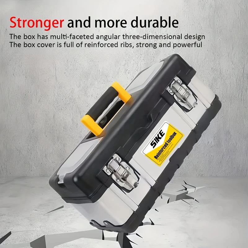Portable Double-Layer Tool Storage Box | Hardware Organizer Tool Storage Case QXL
