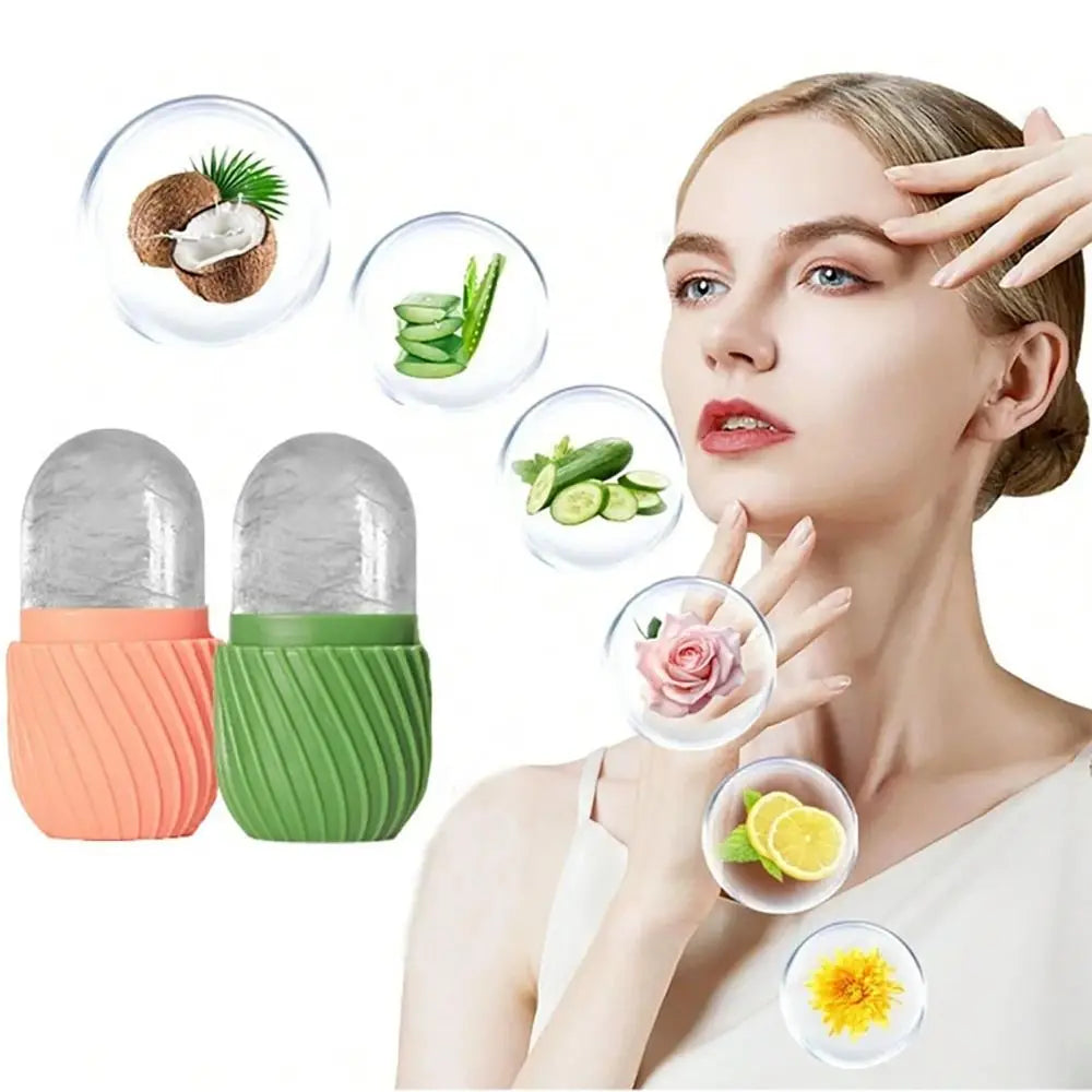 Silicone Ice Roller for Face | Reusable Facial Massager Facial Ice Roller QXL