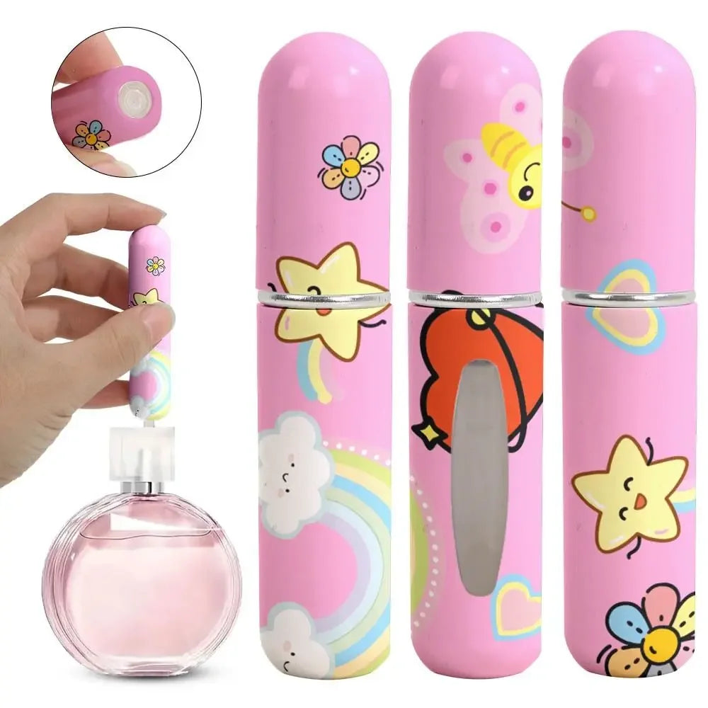 5ml Mini Refillable Perfume Spray Bottle | Leak-Proof Travel Perfume Spray Bottle QXL