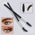 2-Pack Curved Spoolie Brush Set | Brow & Lash Tool Spoolie Brush Set QXL black Plastic