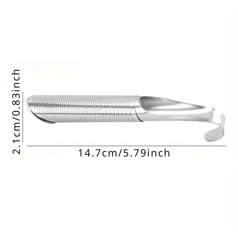 Stainless Steel Tea Infuser with Hook | Loose Leaf & Herbs Tea Infuser QXL 1pc