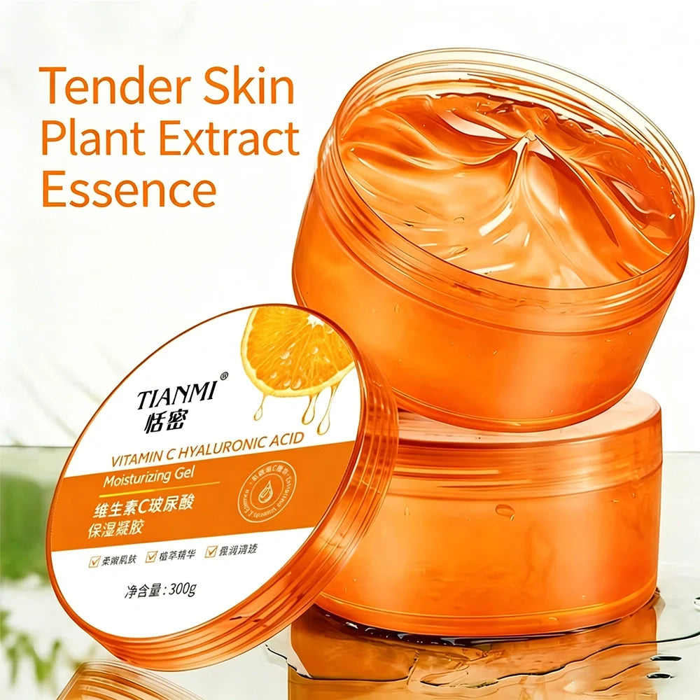 300G Vitamin C & Hyaluronic Acid Moisturizing Gel – Face & Body Moisturizing Gel QXL