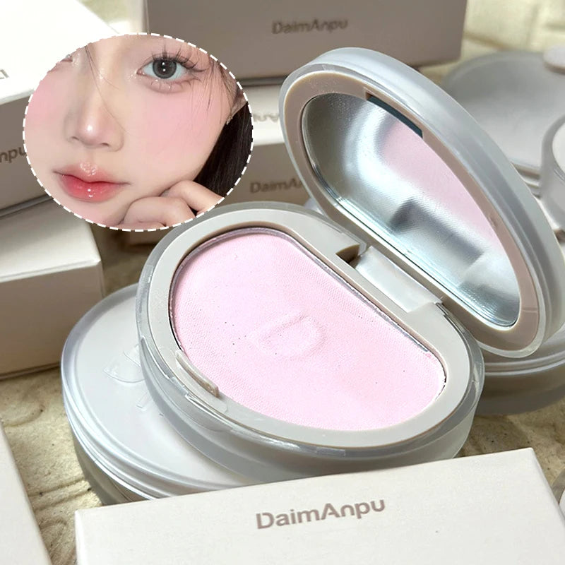 Monochrome Blush Powder | Highlighter & Natural Glow Finish Blush Setting Powder QXL