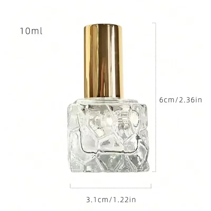 10ml Refillable Glass Perfume Spray Bottle | Fine Mist Atomizer Perfume Spray Bottle QXL