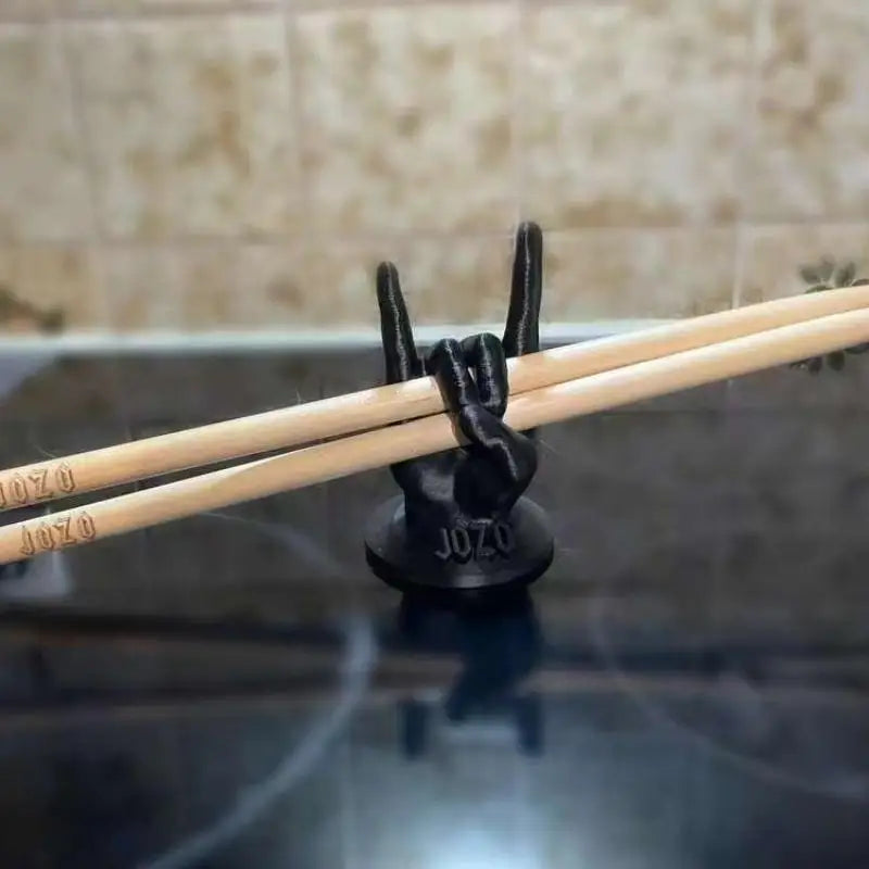 Rock Hand Drumstick Holder Stand | Drummer Gift & Decor Drumstick Display Stand QXL