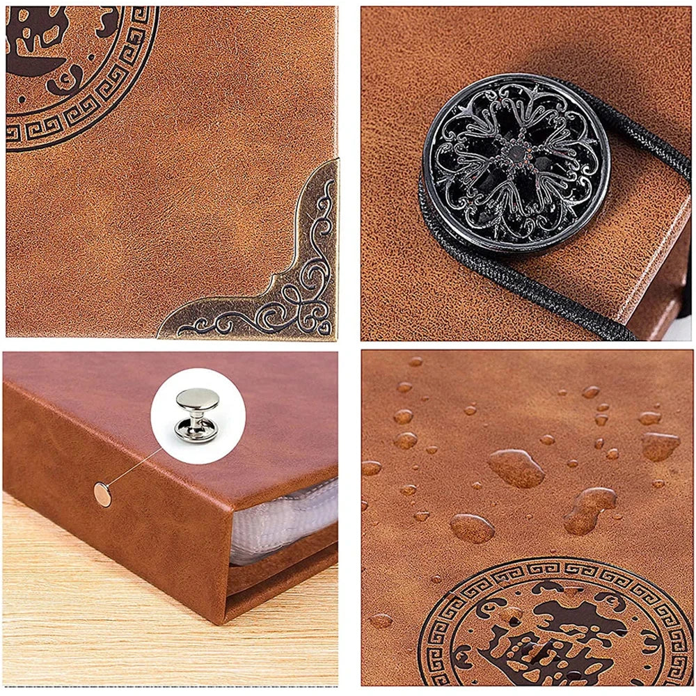 Coin & Banknote Collection Album | Retro Commemorative Storage Book Coin Collection Album QXL