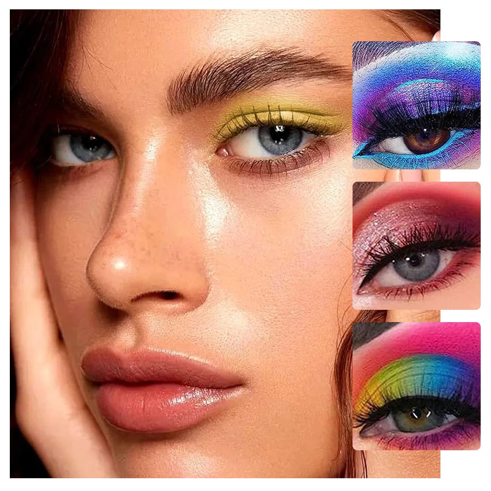 VERONNI 65-Color Eyeshadow Palette – Shimmer, Matte & Glitter Eyeshadow Palette QXL