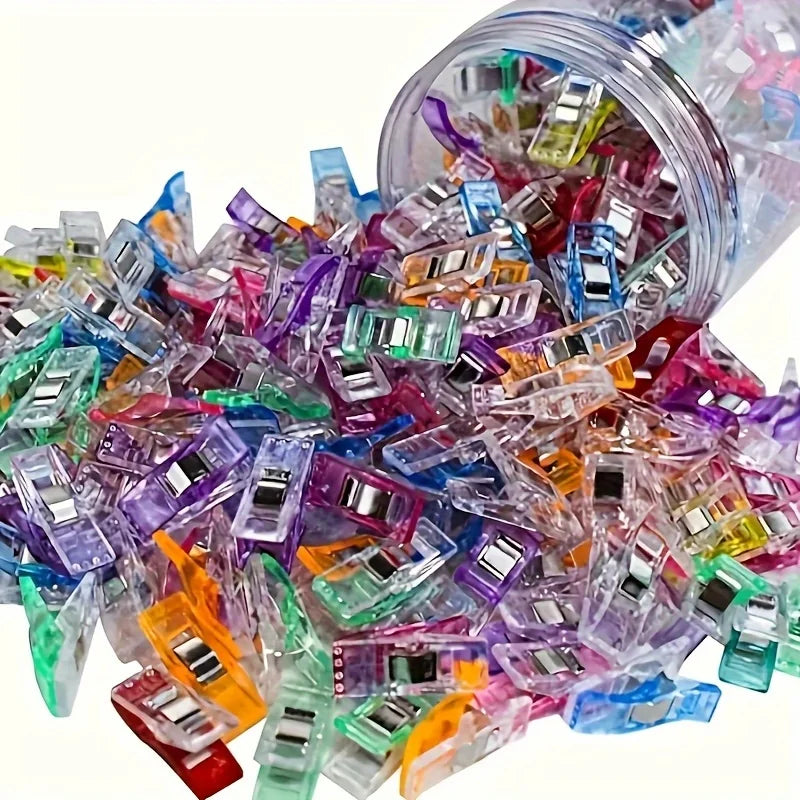 U-Shape Spring Clips for Sewing, Quilting & Scrapbooking | 30/50/100 Craft Spring Clips QXL