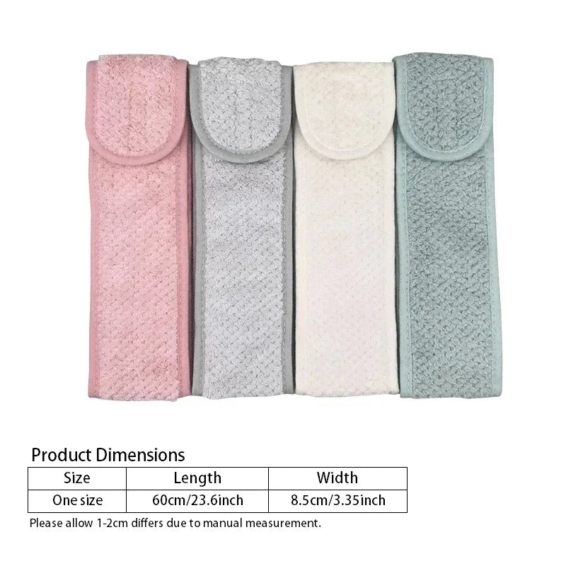 Women's Adjustable Wide Makeup Headband | Spa, Yoga & Bath Makeup Headband QXL