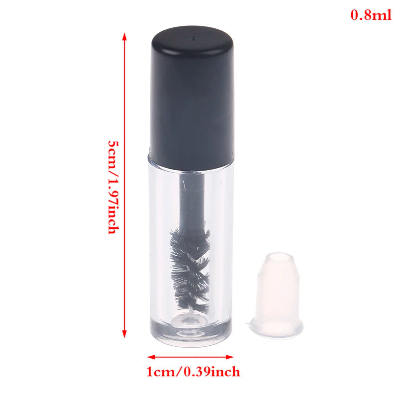 Refillable Empty Mascara Tubes with Wand | 5-Pack 0.8ml Mascara Refill Bottle QXL