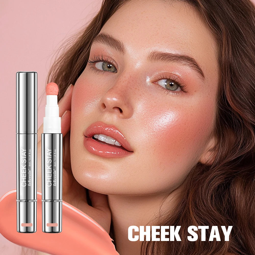 Liquid Blush Stick Sponge Tip | 6 Matte Shades Waterproof Liquid Blush Stick QXL
