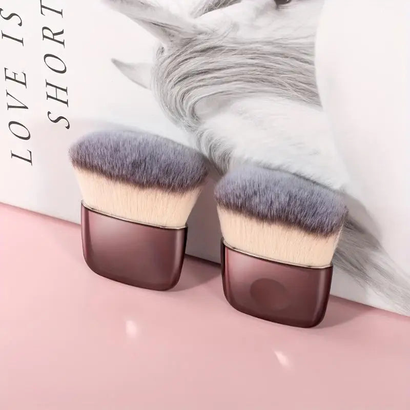 Kabuki Foundation Brush – Soft Synthetic Powder & Blush Brush Kabuki Makeup Brush QXL