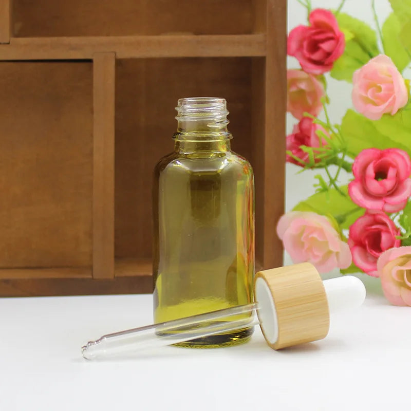 Green Glass Dropper Bottle 5–100ml | Essential Oil Storage Glass Dropper Bottle QXL