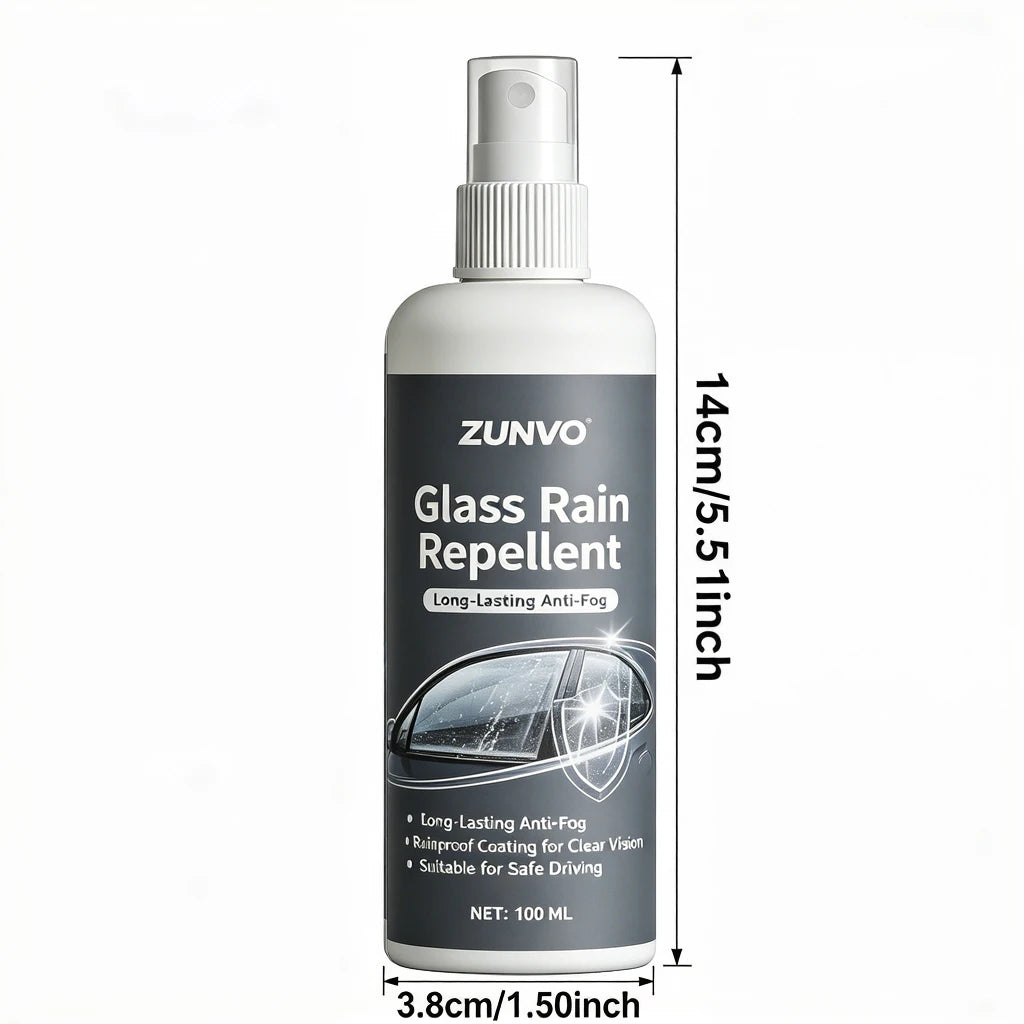 Car Windshield Hydrophobic Coating | Anti-Fog Rain Repellent Windshield Glass Coating QXL