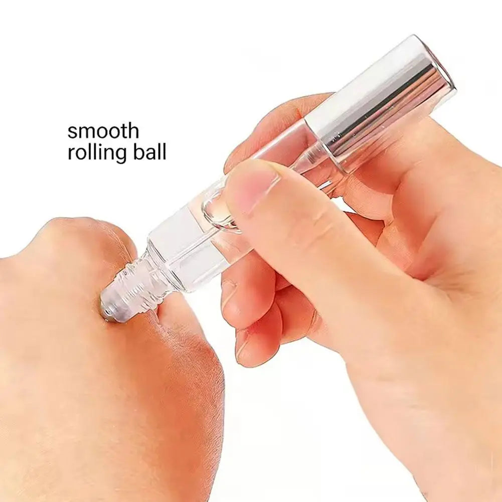 10ml Dual-Head Refillable Perfume Spray & Roll-On Bottle Refillable Perfume Bottle QXL