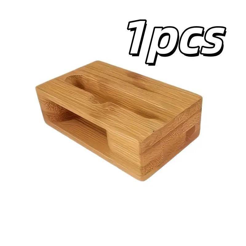 Bamboo Phone Stand with Mini Speaker – Universal Smartphone Bamboo Phone Stand QXL 1pcs