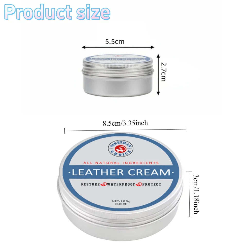 Car Leather Care Cream | Seat Conditioner & Interior Polish Leather Care Cream QXL