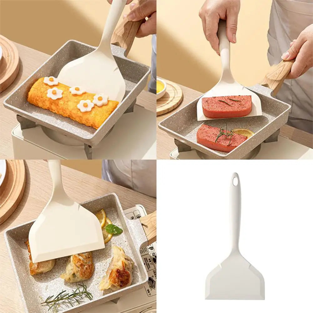 Wide Silicone Spatula | Non-Stick Flexible Cooking Turner Silicone Spatula QXL