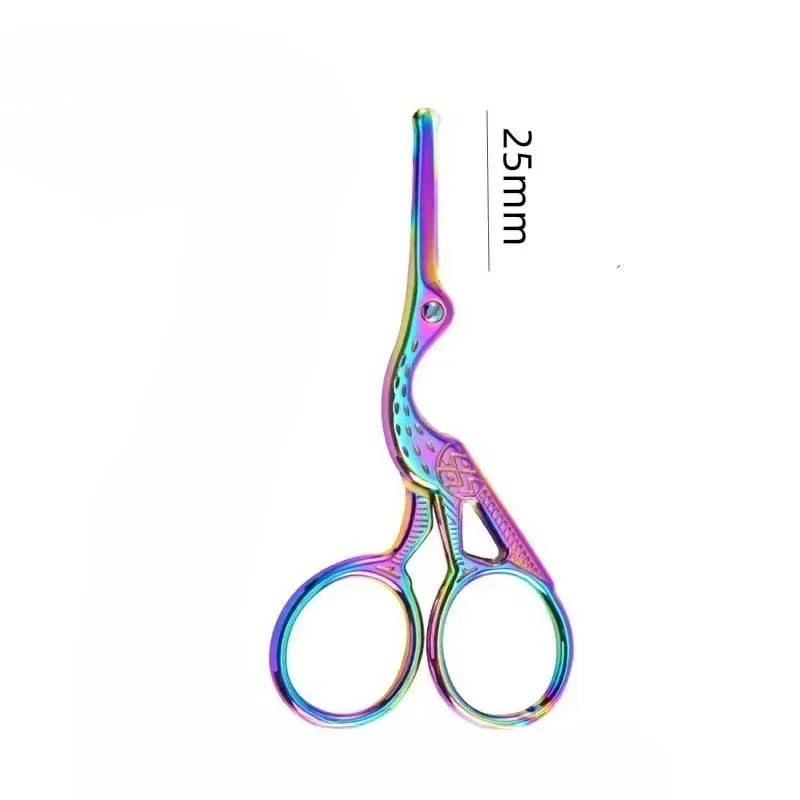 Round-Tip Stainless Steel Nose, Ear & Eyebrow Scissors Grooming Scissors QXL