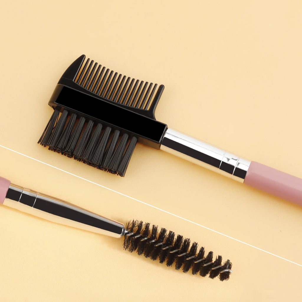 3-Head Spoolie Eyebrow & Eyelash Brush Set | 1/2/5 Pack Spoolie Brush Set QXL