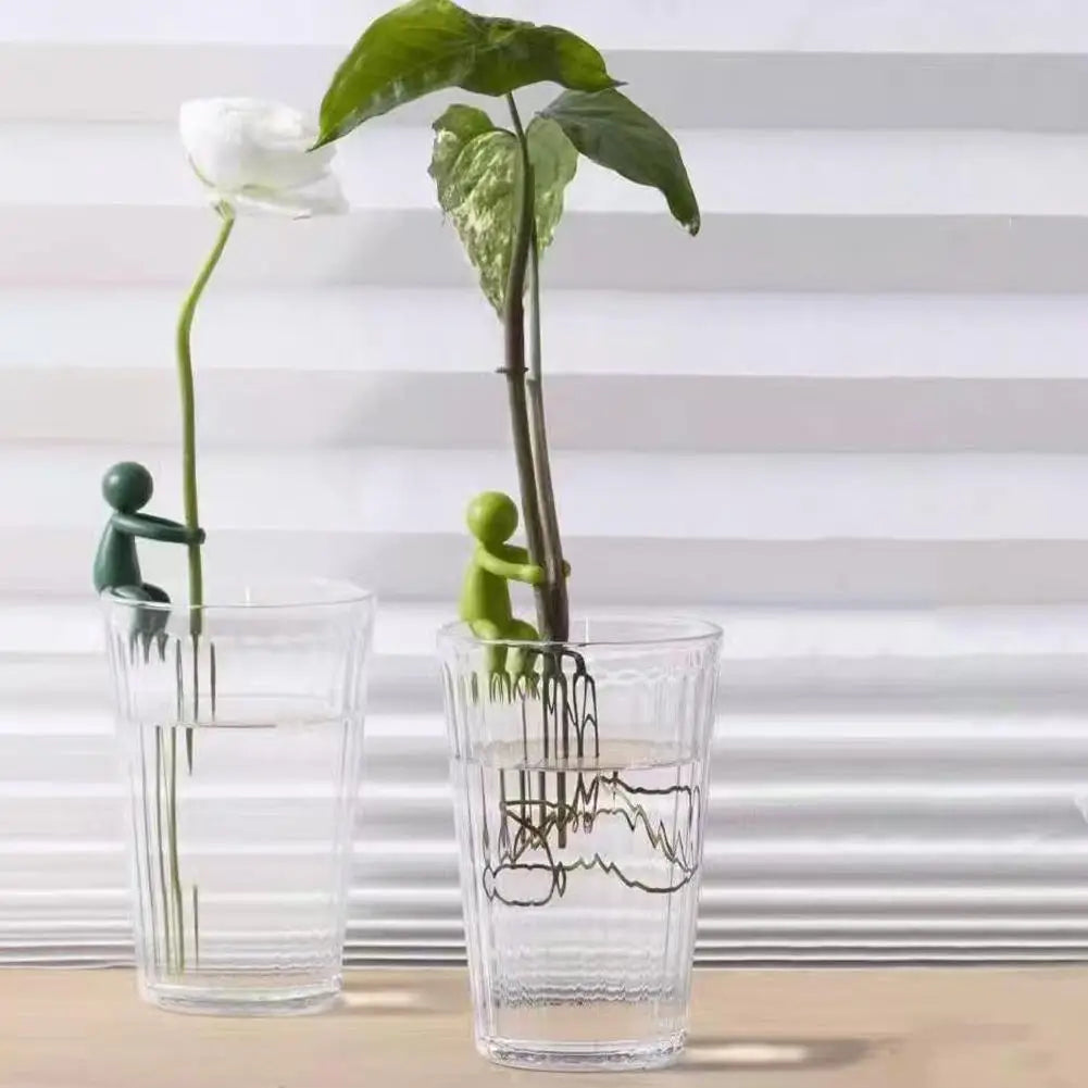 3-Pack Cute Climber Plant Support Stakes | Vine Climbing Figurines Plant Support Stakes QXL