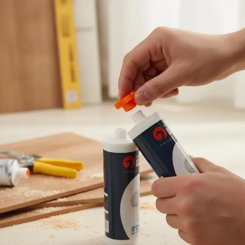 6-Pack Reusable Caulking Tube Plugs | Threaded Sealing Caps Caulking Tube Plugs QXL