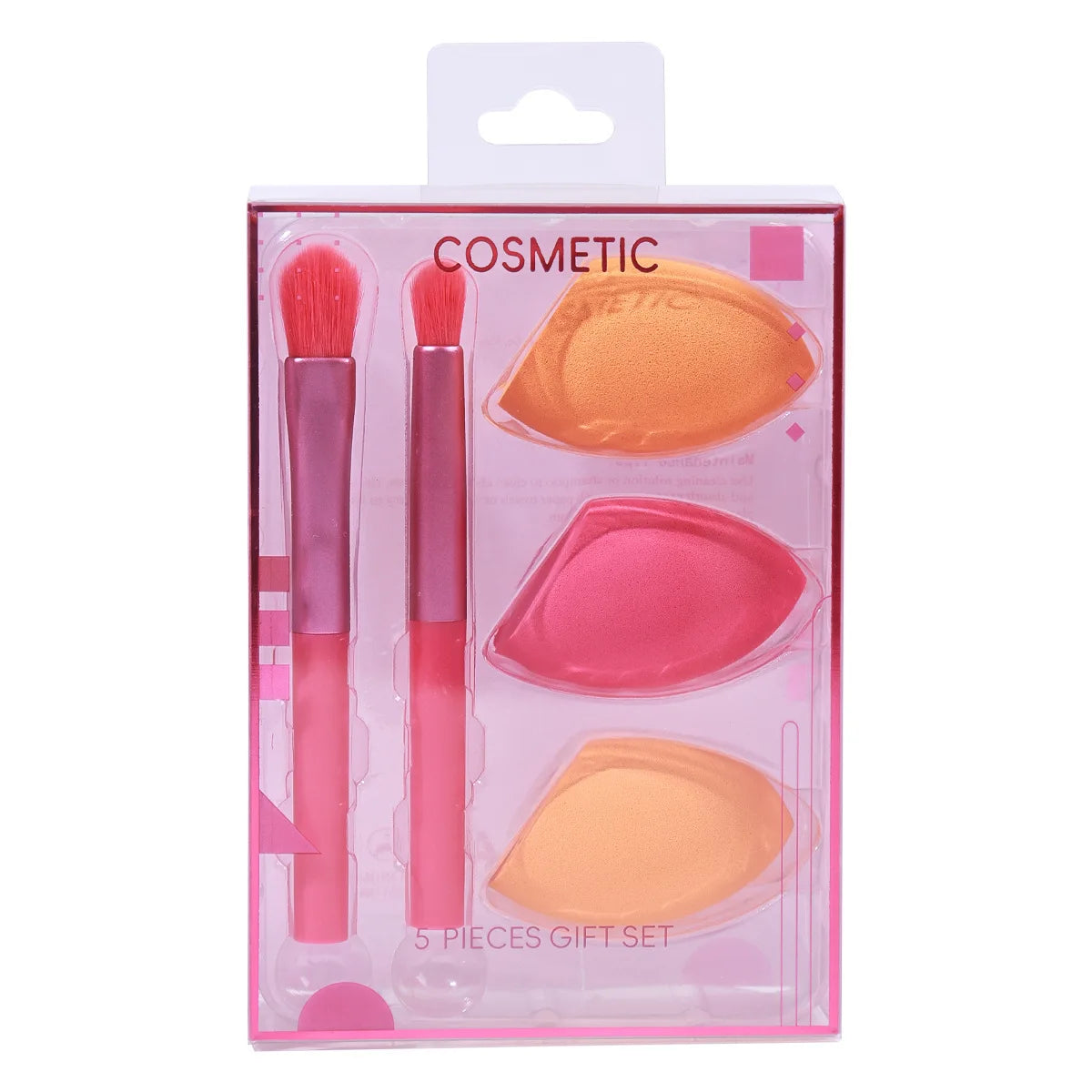 Portable Mini Macaron Makeup Brush Set – 4-Piece Eye Kit Makeup Brush Set QXL Pink