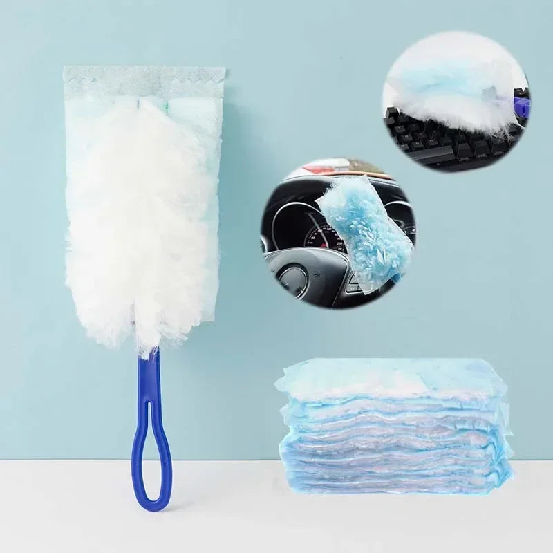 Microfiber Electrostatic Disposable Duster | 1 or 10 Pack Disposable Duster QXL
