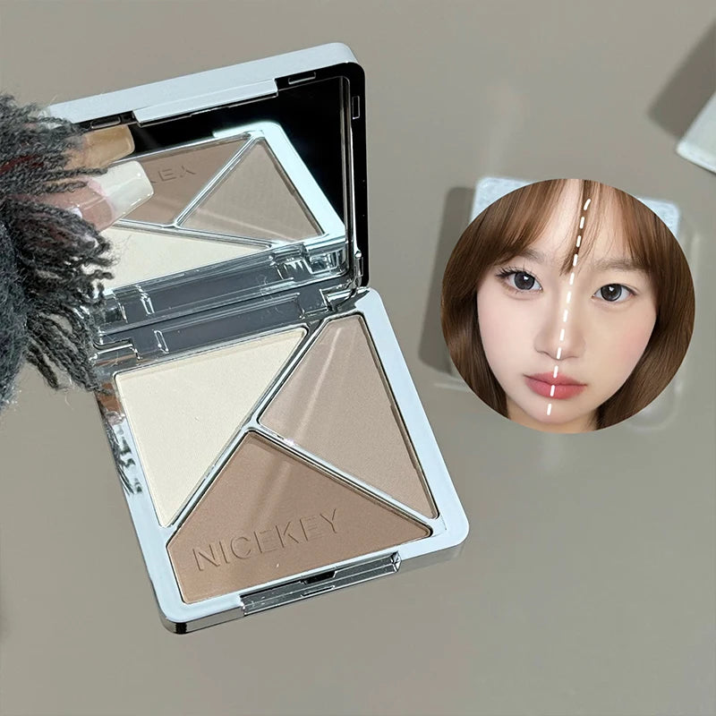 NICEKEY 9-Pc Makeup Gift Set | Lip Gloss, Eyeshadow & Contour Face Makeup Set QXL