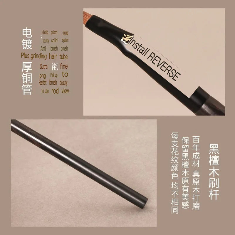 Angled Eyeliner Brush | Fine Detail Eye Makeup Brush Eyeliner Makeup Brush QXL