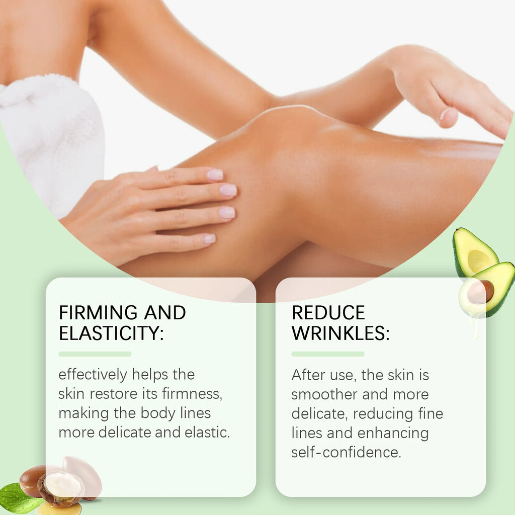 Avocado Exfoliating Body Scrub | Moisturizing Pore Cleanser Body Scrub Lotion QXL