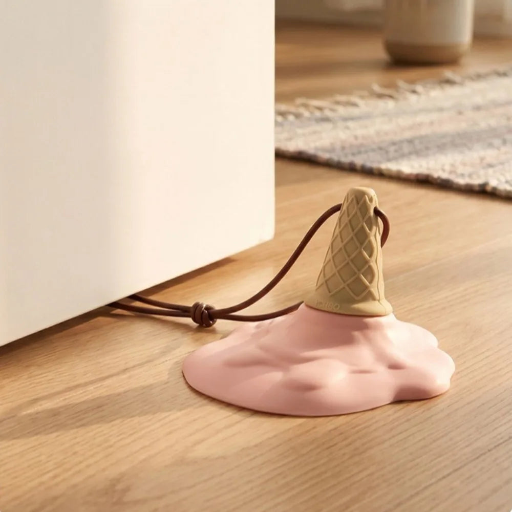 Ice Cream Door Stopper – Suction Cup Wall & Floor Protector Door Stopper QXL