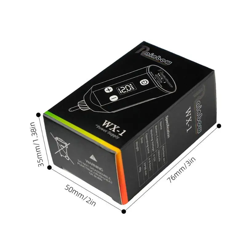 USB Rechargeable Tattoo Pen Power Supply | 4–12V Adjustable Tattoo Power Supply QXL 1pc No plug