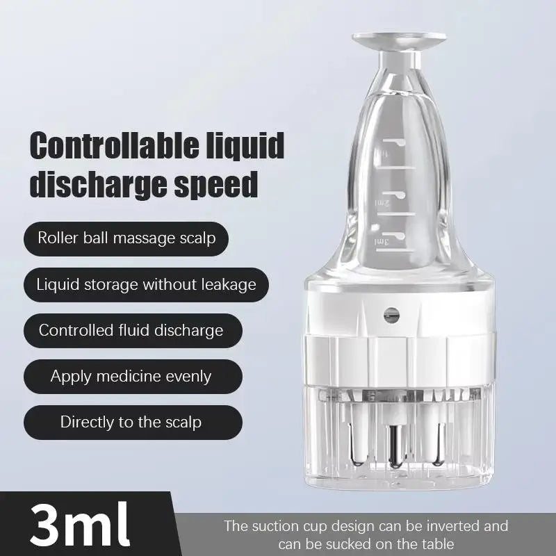 3ml Scalp Serum Applicator Comb | Massage Roller Dispenser Scalp Serum Applicator QXL