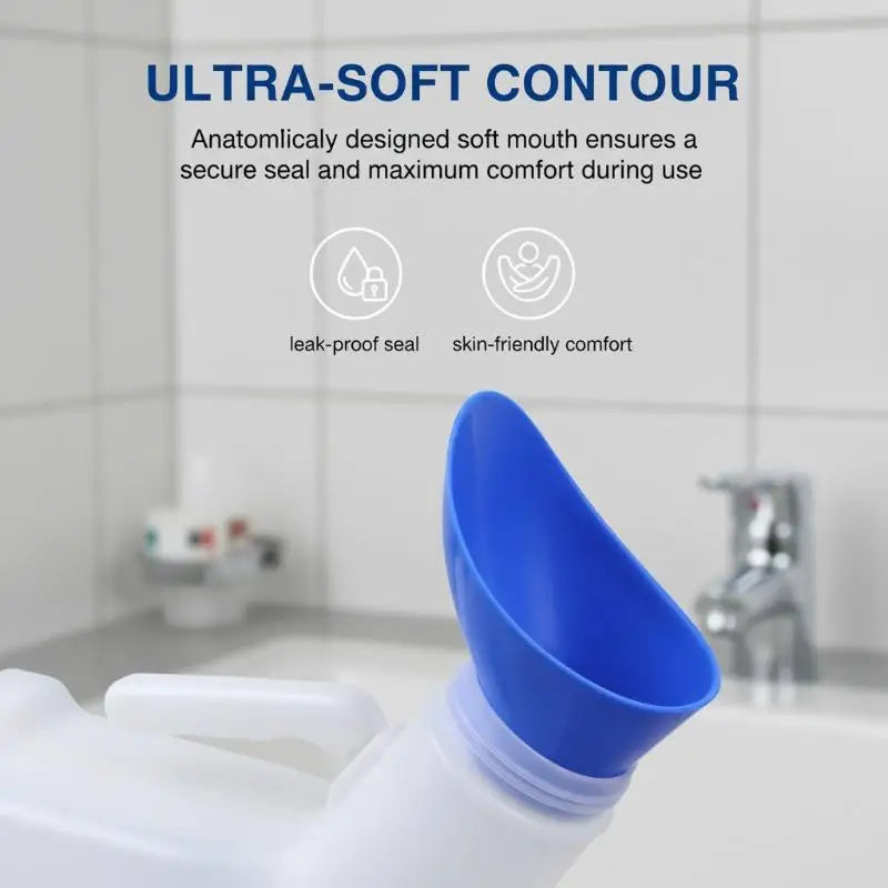 Unisex Portable Urinal Bottle 1000ml – Leak-Proof Travel Portable Urinal Bottle QXL Default Title