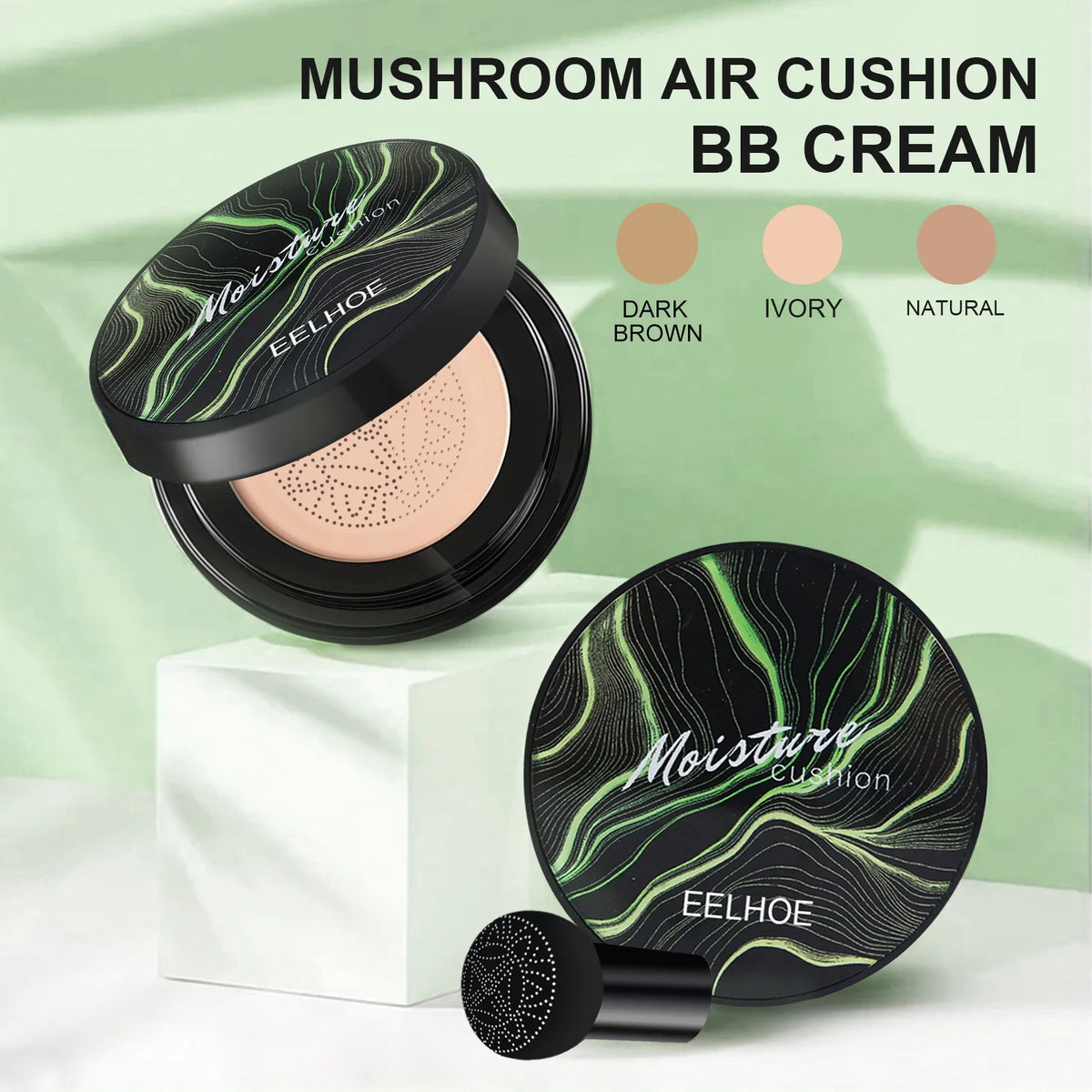 Eelhoe Mushroom Head Air Cushion BB Cream Foundation Concealer Air Cushion Foundation QXL