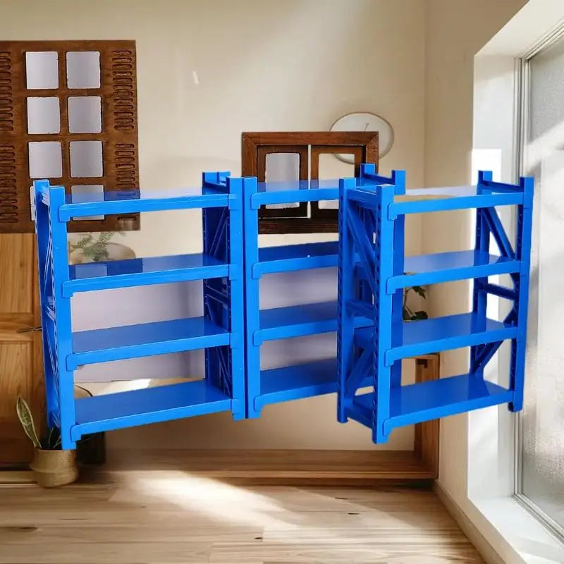1:12 Scale Dollhouse Mini Storage Shelf & Display Rack Dollhouse Miniature QXL