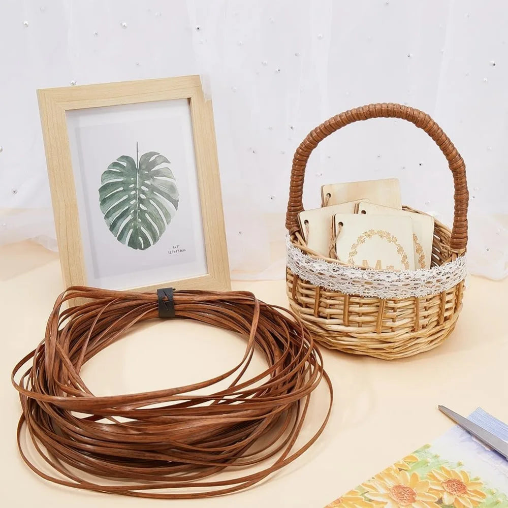 5mm x 30m Plastic Rattan Weaving Strip | Wicker Repair Kit Rattan Weaving Strip QXL