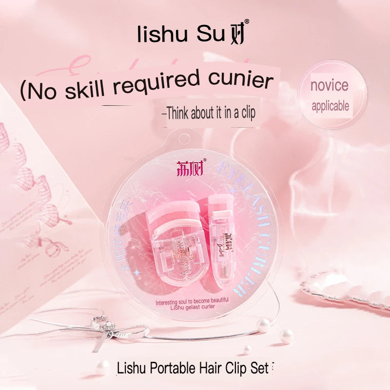 Portable Segmented Eyelash Curler | Long-Lasting Lash Lift Eyelash Curler QXL A set