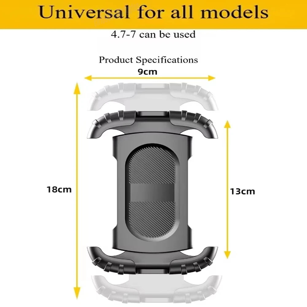 360° Bike & Motorcycle Phone Mount | Universal Handlebar Holder Handlebar Phone Mount QXL
