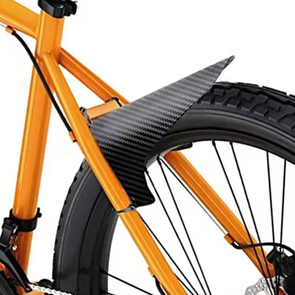 Mountain Bike Mudguard | Carbon Pattern PP Fender Front & Rear Bike Mudguard QXL