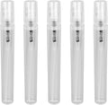 5-Pack Mini Travel Spray Bottles | 3ml 5ml 10ml Atomizer Set Travel Spray Bottles QXL Clear 2ml Plastic
